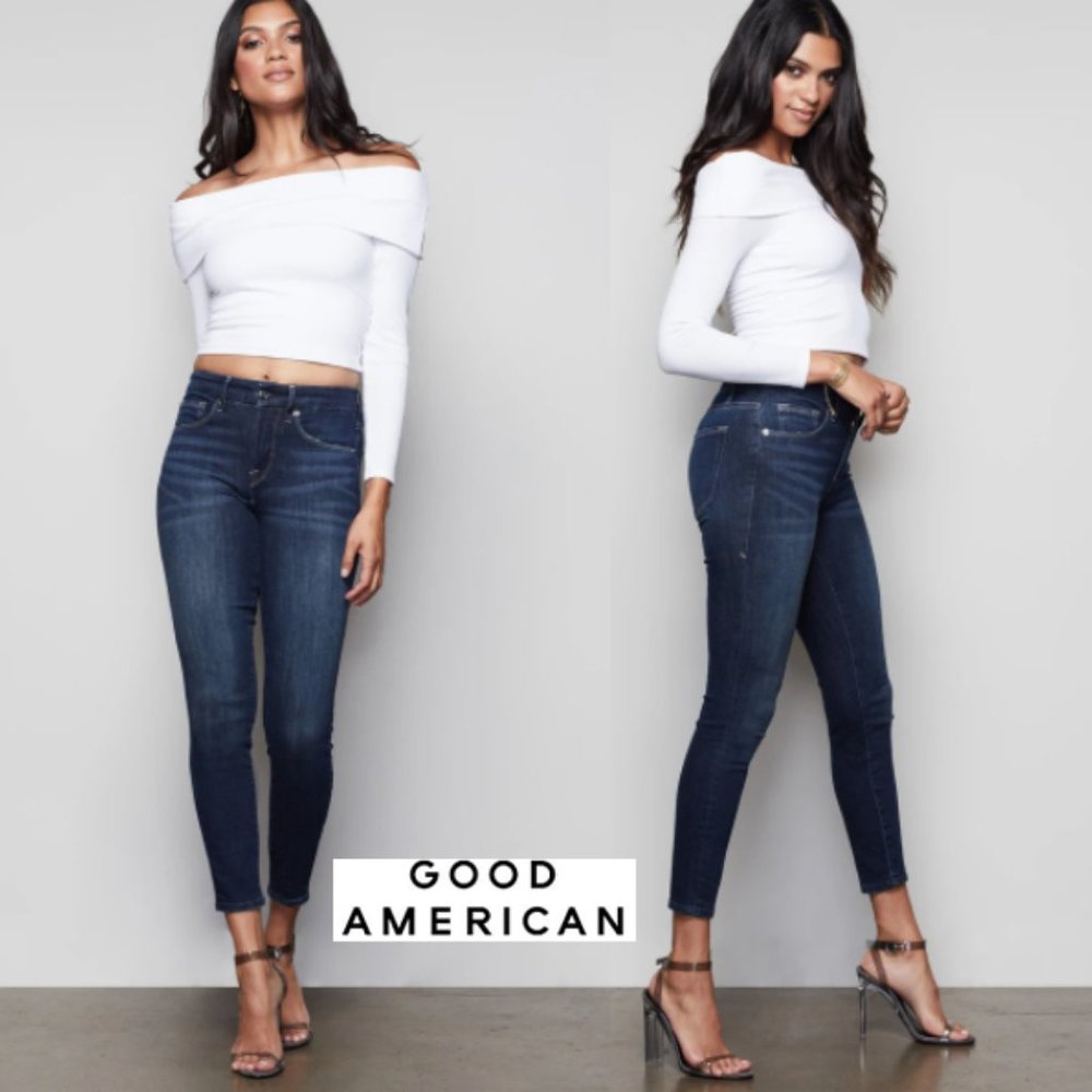 Good American Good Legs Crop. Size 26.